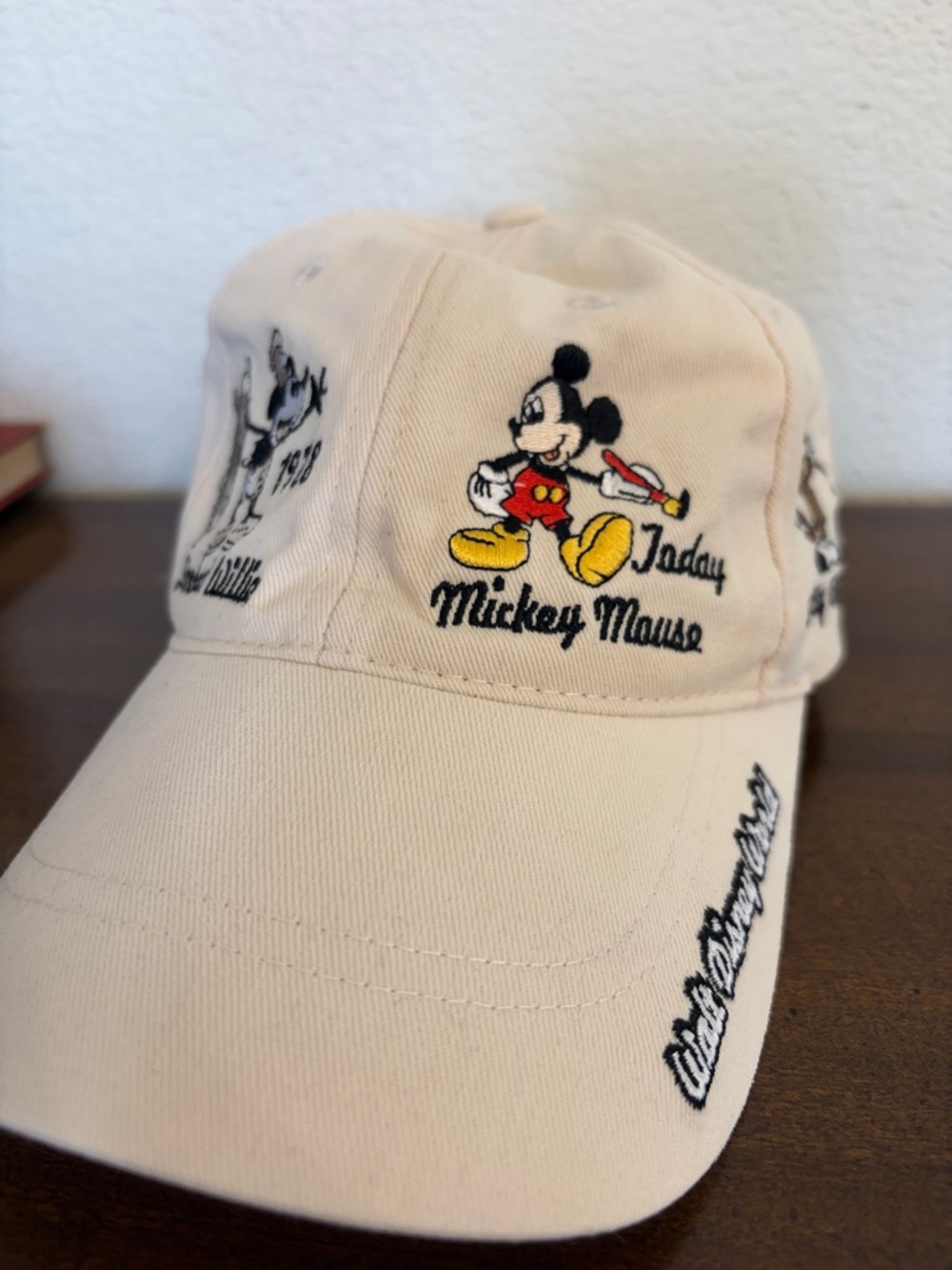 Disney World Mickey Mouse Eras Embroidered Baseball Cap
